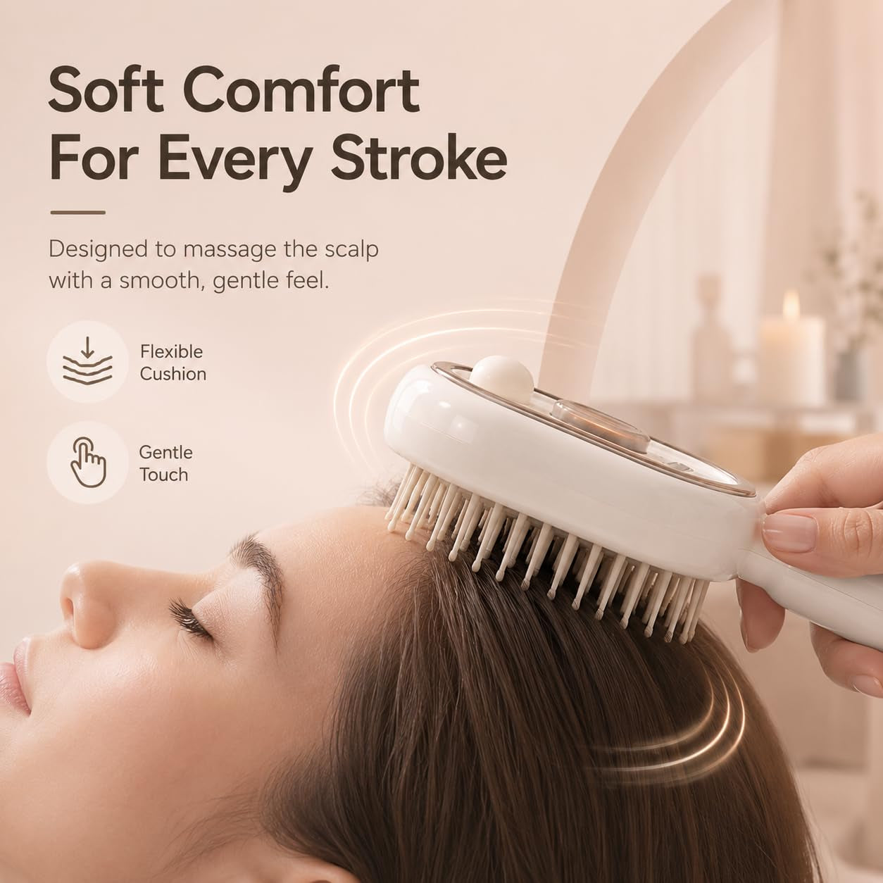 2026 New Electric Steam Brush for Hair, Upgrade Rechargeable 3 in 1 Self Cleaning Hair Brush with Water Spray, Electric Spray Air Cushion Massage Comb for Long Short Hairs Frizz Control (Purple)