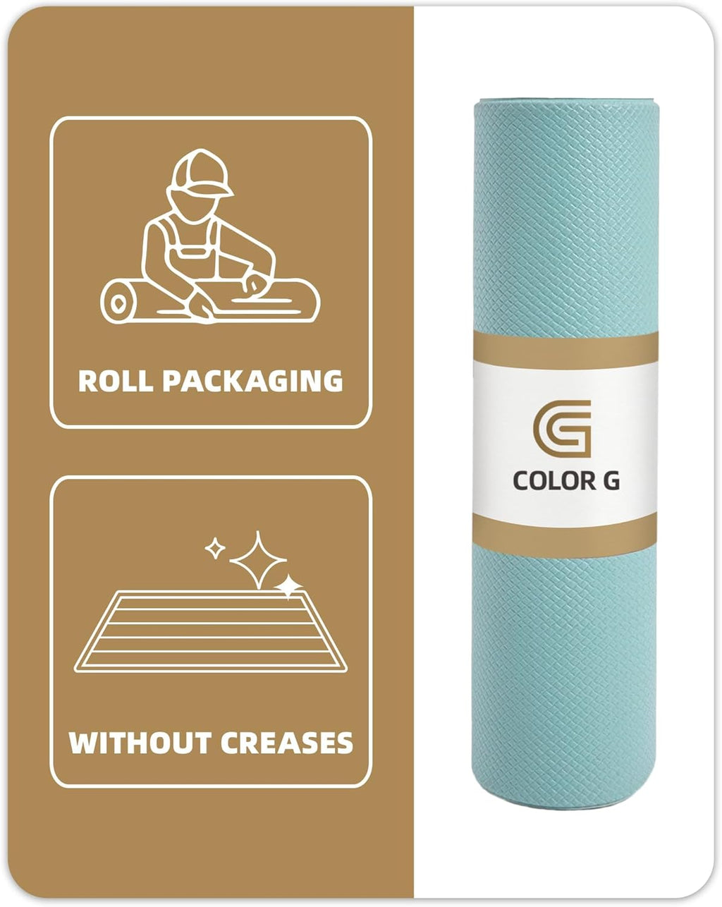 Kitchen Mat for Floor 17X29+17X59 anti Fatigue 2Pcs, Teal | Water&Oil Proof, Ideal for Light Cooking/Low Traffic Homes, anti Slip, for Comfort Standing, Bright Kitchen Decor