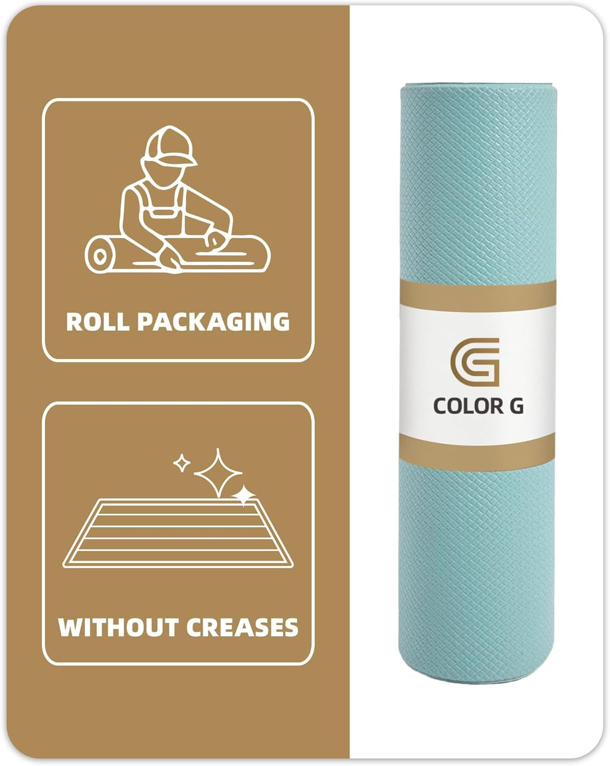 Kitchen Mat for Floor 17X29+17X59 anti Fatigue 2Pcs, Teal | Water&Oil Proof, Ideal for Light Cooking/Low Traffic Homes, anti Slip, for Comfort Standing, Bright Kitchen Decor